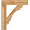 Ekena Millwork Olympic Block Rough Sawn Bracket w/ Offset Brace, Western Red Cedar, 8"W x 32"D x 36"H BKT0806X32X36OLY05RWR - alternate 4